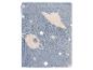 Babydeken met ruimtethema.