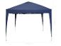 Blauwe tuinpaviljoen van 300x300x260 cm.