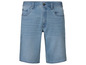 Blauwe denim shorts voor heren.