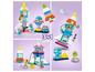 LEGO 3-in-1 raket met astronauten en extra bouwmogelijkheden.
