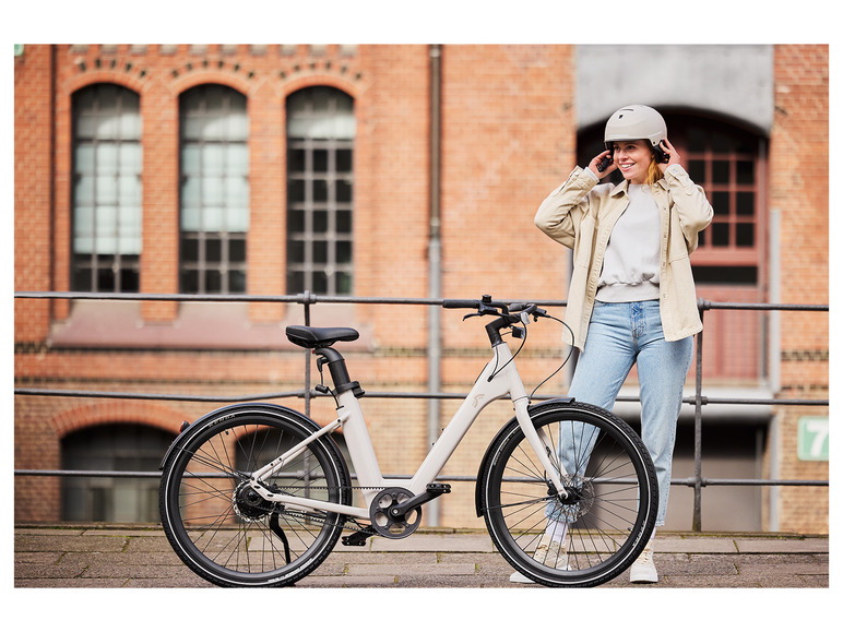 Ga naar volledige schermweergave: CRIVIT Urban E-Bike 27,5" crème - afbeelding 2