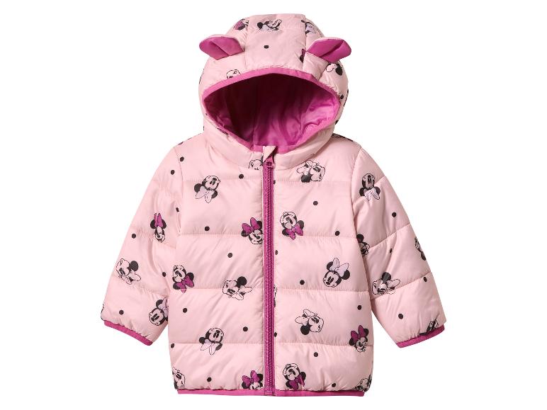 Roze Minnie Mouse kinderjas met roze oren op de capuchon