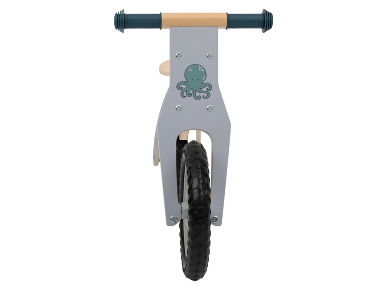 Houten schommeldier of loopfiets