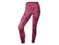 Zwarte en roze leggings met luipaardprint.