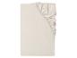 Beige hoeslaken met elastische hoeken