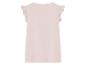 Roze top met ruffles voor meisjes.