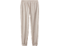 Beige joggingbroek met elastische tailleband en enkelboorden.