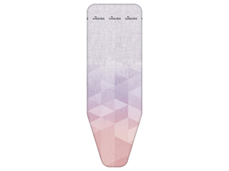 Strijkplankhoes van Vileda met geometrisch patroon.