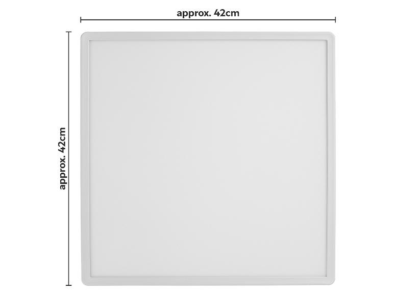 Wit vierkant LED paneel, ca. 42 cm x 42 cm