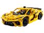 Gele LEGO Technic Corvette ZR1 modelauto