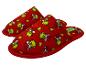 Rode pantoffels met Grinch-print