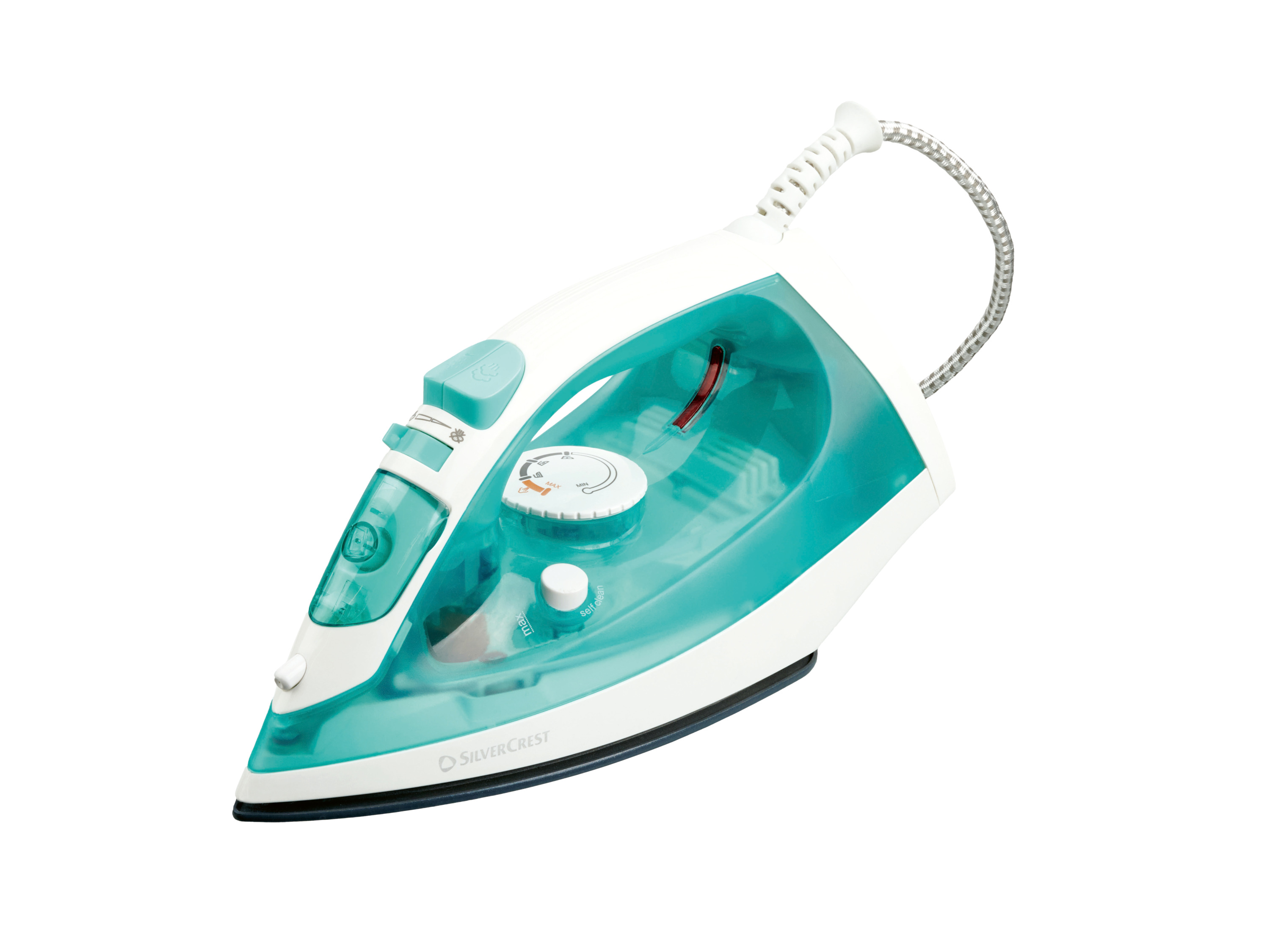 SILVERCREST Stoomstrijkijzer (Wit/mint)