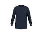Marineblauw T-shirt met lange mouwen voor heren