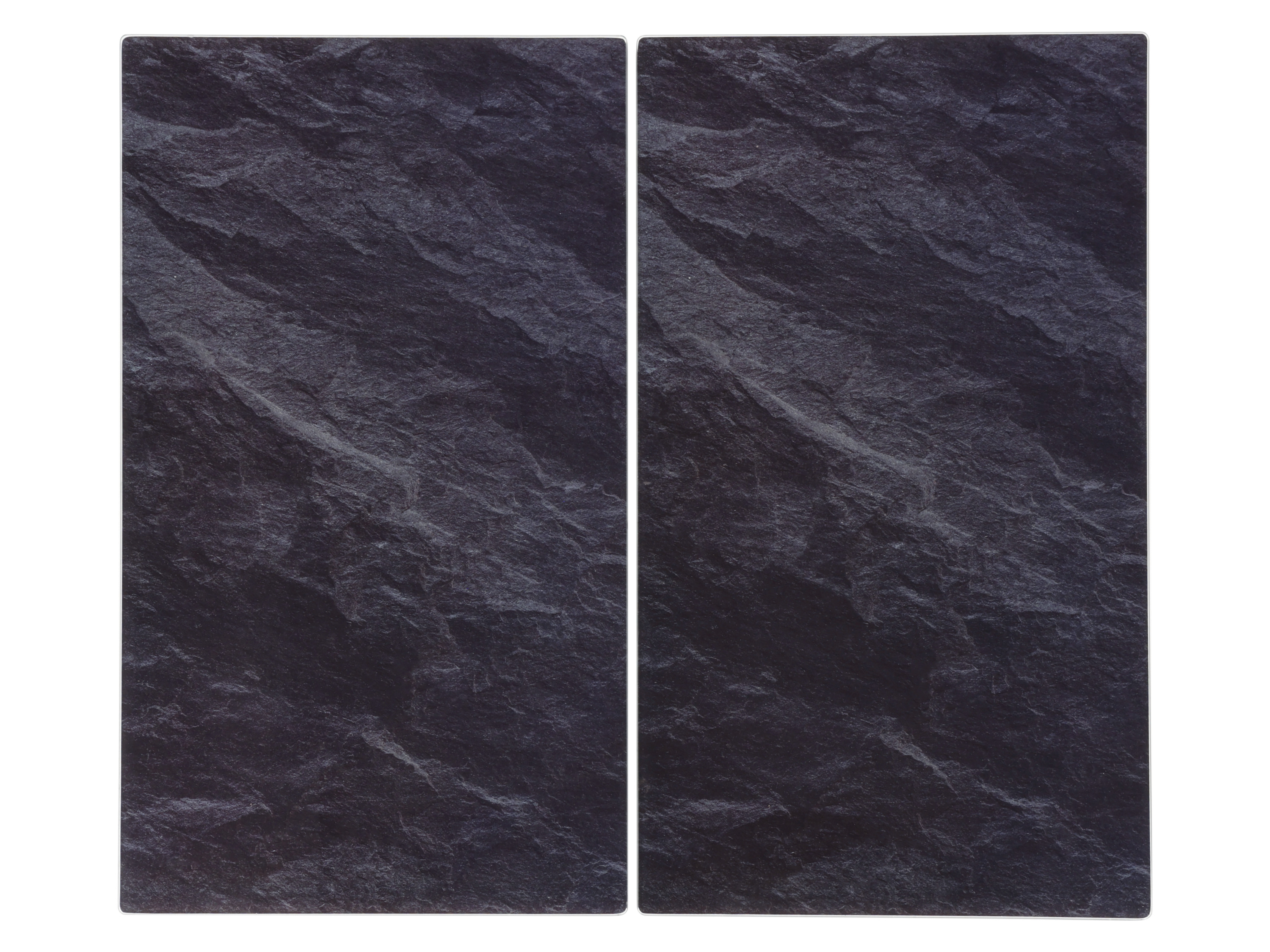 SILVERCREST Set van 2 kookplaat afdekplaten (Leisteen)