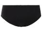 Zwarte katoenen slip.