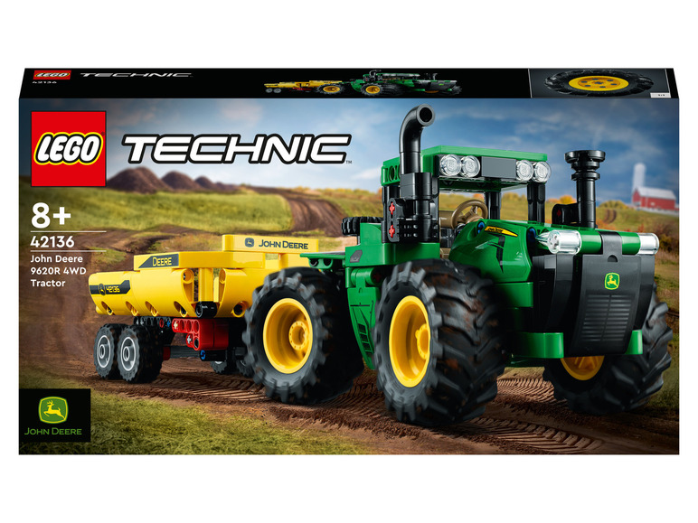 Ga naar volledige schermweergave: LEGO® Technic John Deere 9620R 4WD-tractor - afbeelding 1