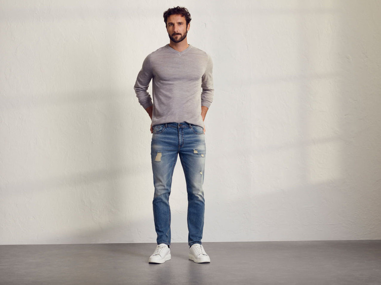 Ga naar volledige schermweergave: LIVERGY Heren jeans - tapered fit - afbeelding 6