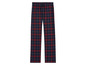 Donkerblauwe pyjamabroek met rode ruit