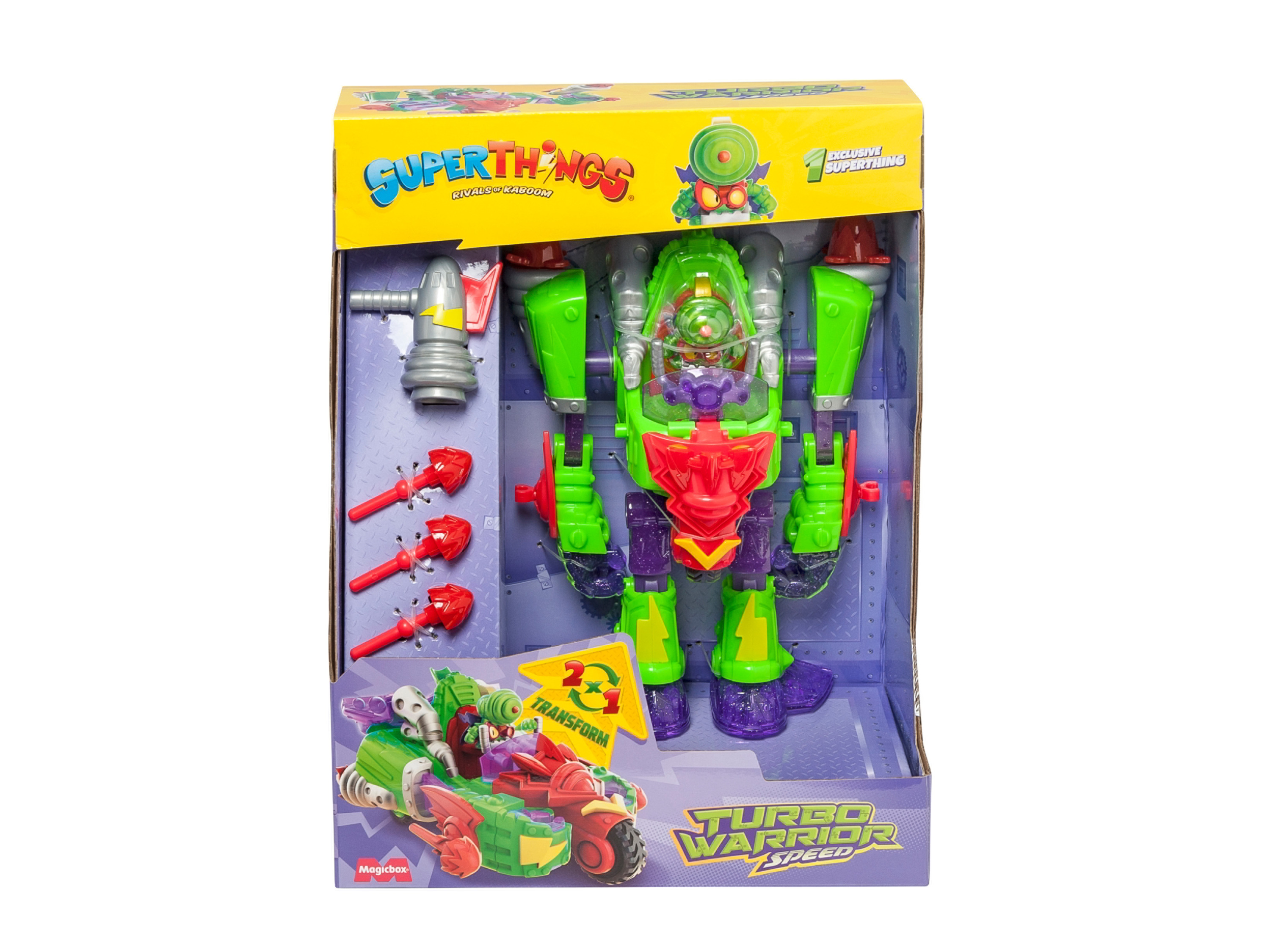 SuperThings Actiefiguur Turbo Warrior Speed afbeelding