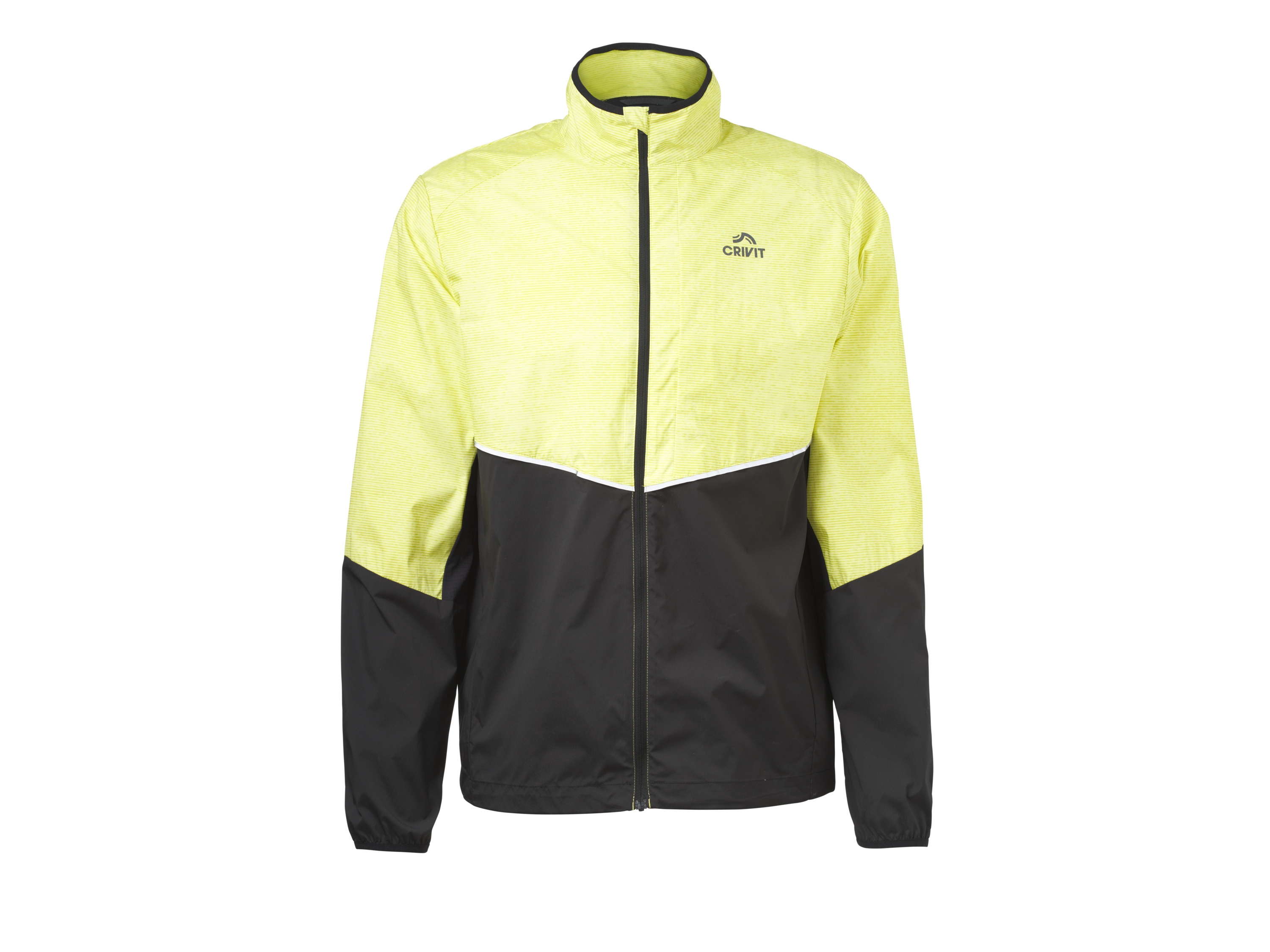 CRIVIT Heren hardloopjack (Geel, XL)