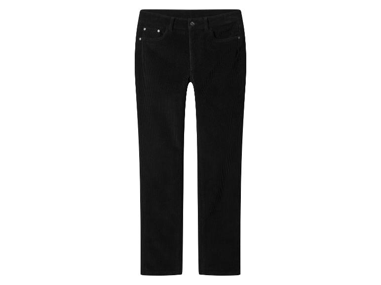 Zwarte corduroy broek