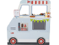 Houten speelgoed foodtruck met speelgoedeten en accessoires