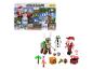 Minecraft adventskalender met figuren en kerstaccessoires.