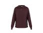 Bordeauxrode quarter-zip sweatshirt met opstaande kraag en lange mouwen