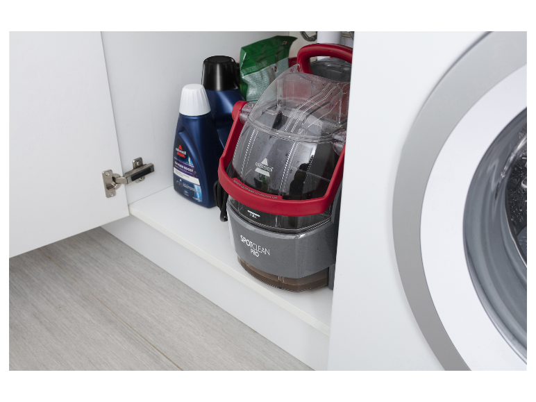 Bissell SpotClean Pro, schoonmaakmiddelen en wasmiddel