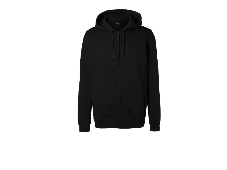 Zwarte hoodie met rits