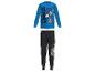 Sonic the Hedgehog kinderpyjama, blauwe top en zwarte broek.