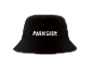 Een zwarte Parkside bucket hat.