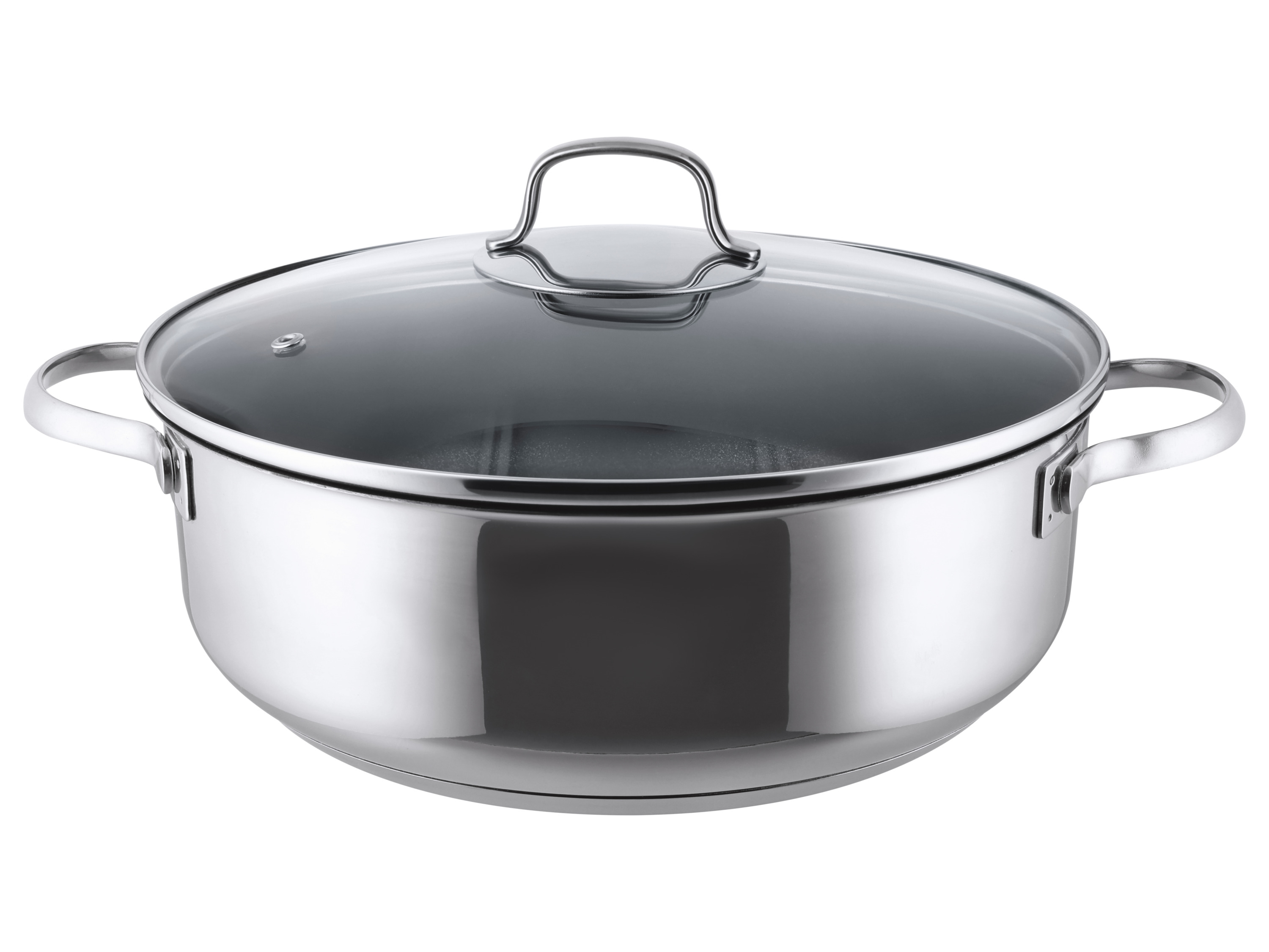 SILVERCREST Rvs braadpan 28 cm (Niet gecoat)