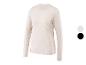 Crivit dames longsleeve in lichtbeige met logo