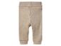 Beige katoenen babybroek