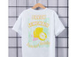 Wit T-shirt met 'Fresh Lemonade' print en een citroendesign.