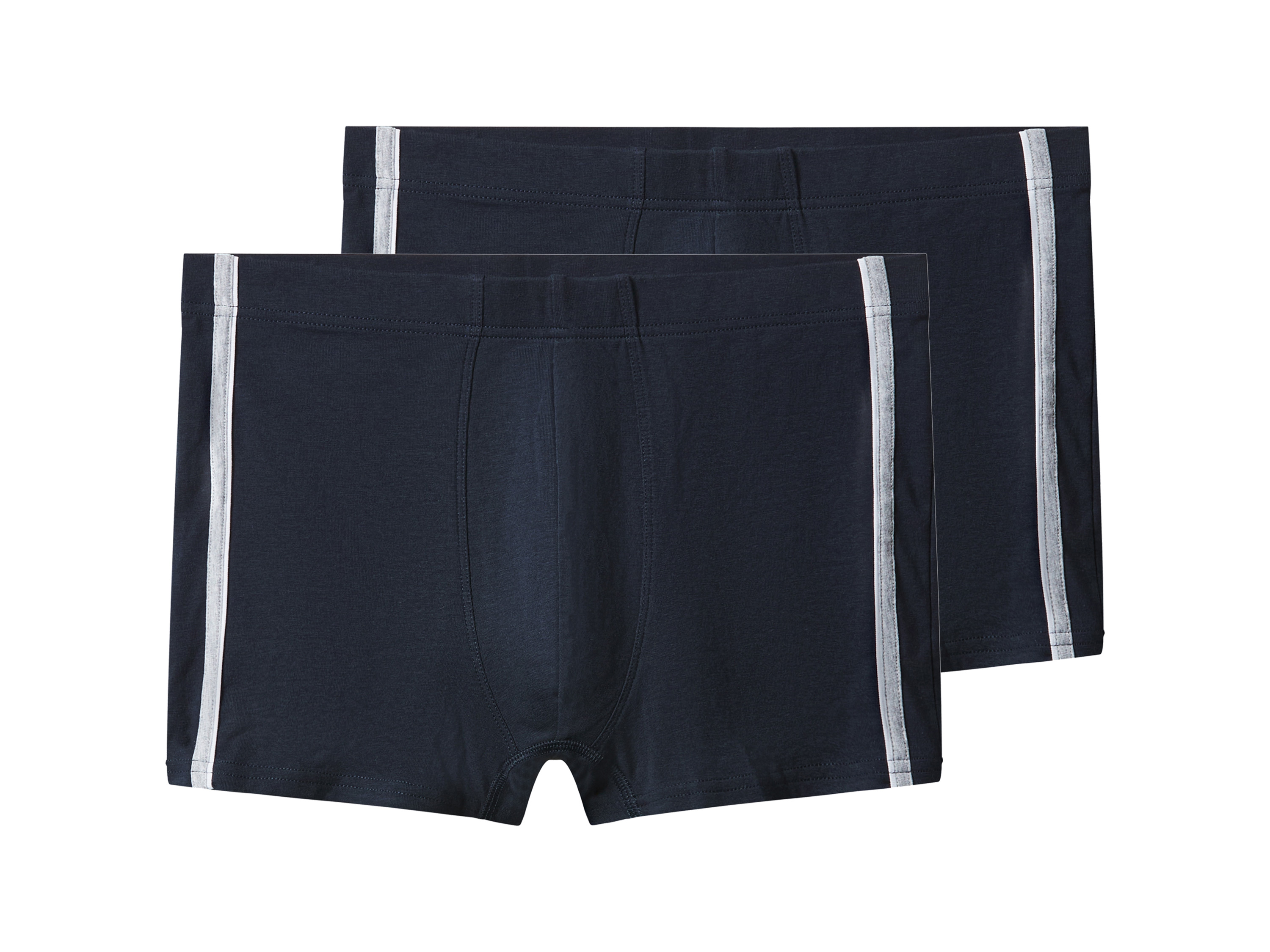 esmara Men Set van 2 heren boxers (Strepen marineblauw, L)
