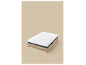 LIVARNO® pocketveringmatras op een houten bedframe.