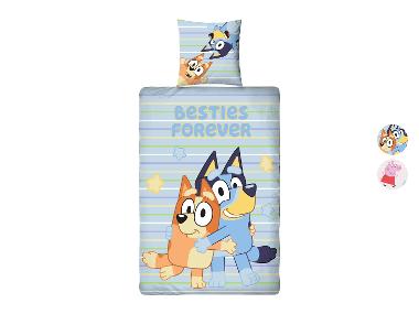 Kinder dekbedovertrek Bluey of Peppa Pig 140 x 200 cm