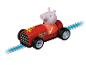 Peppa Pig speelgoedauto met racebaan.