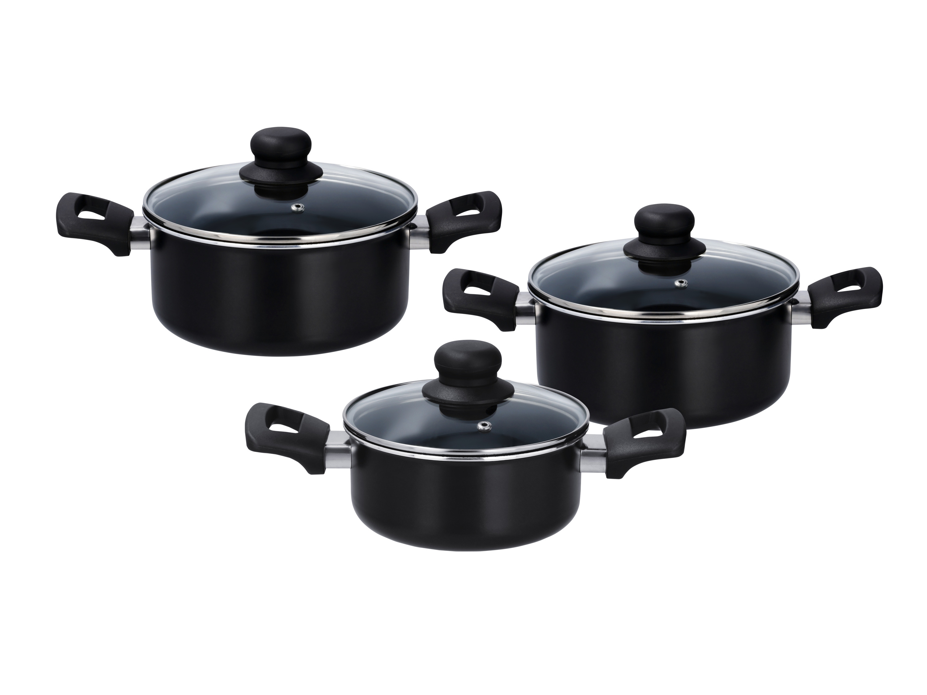 SILVERCREST Aluminium pannenset, 3-delig