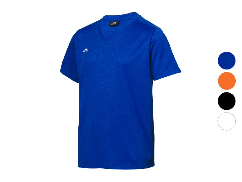 Crivit sport shirt, blauw met kleur opties.