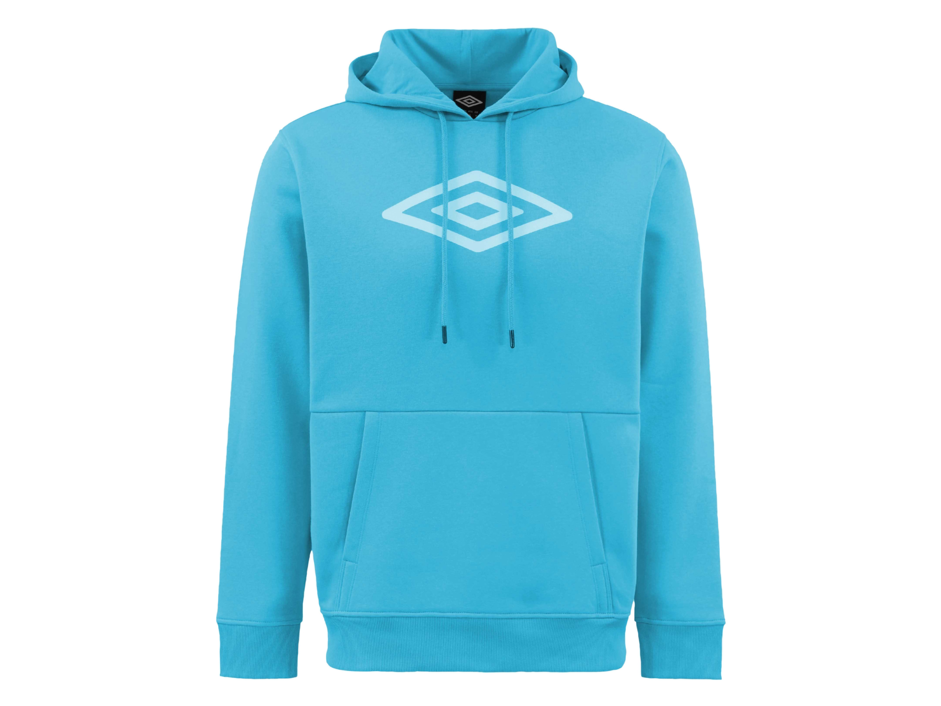 UMBRO Heren hoodie (Lichtblauw, M)