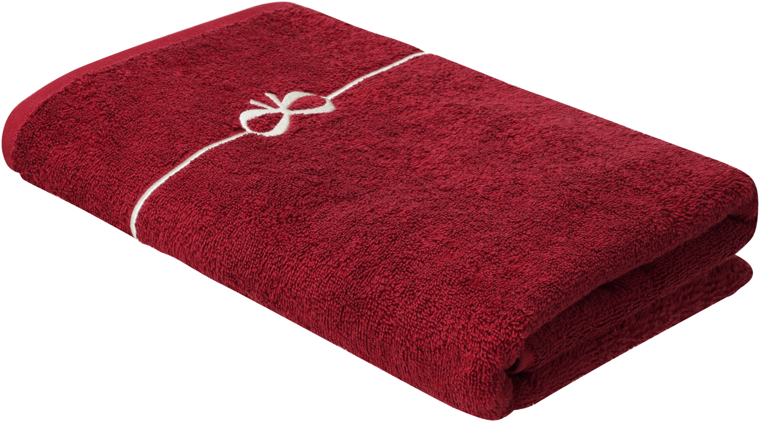 LIVARNO Badhanddoek, 70 x 140 cm. (Rood)