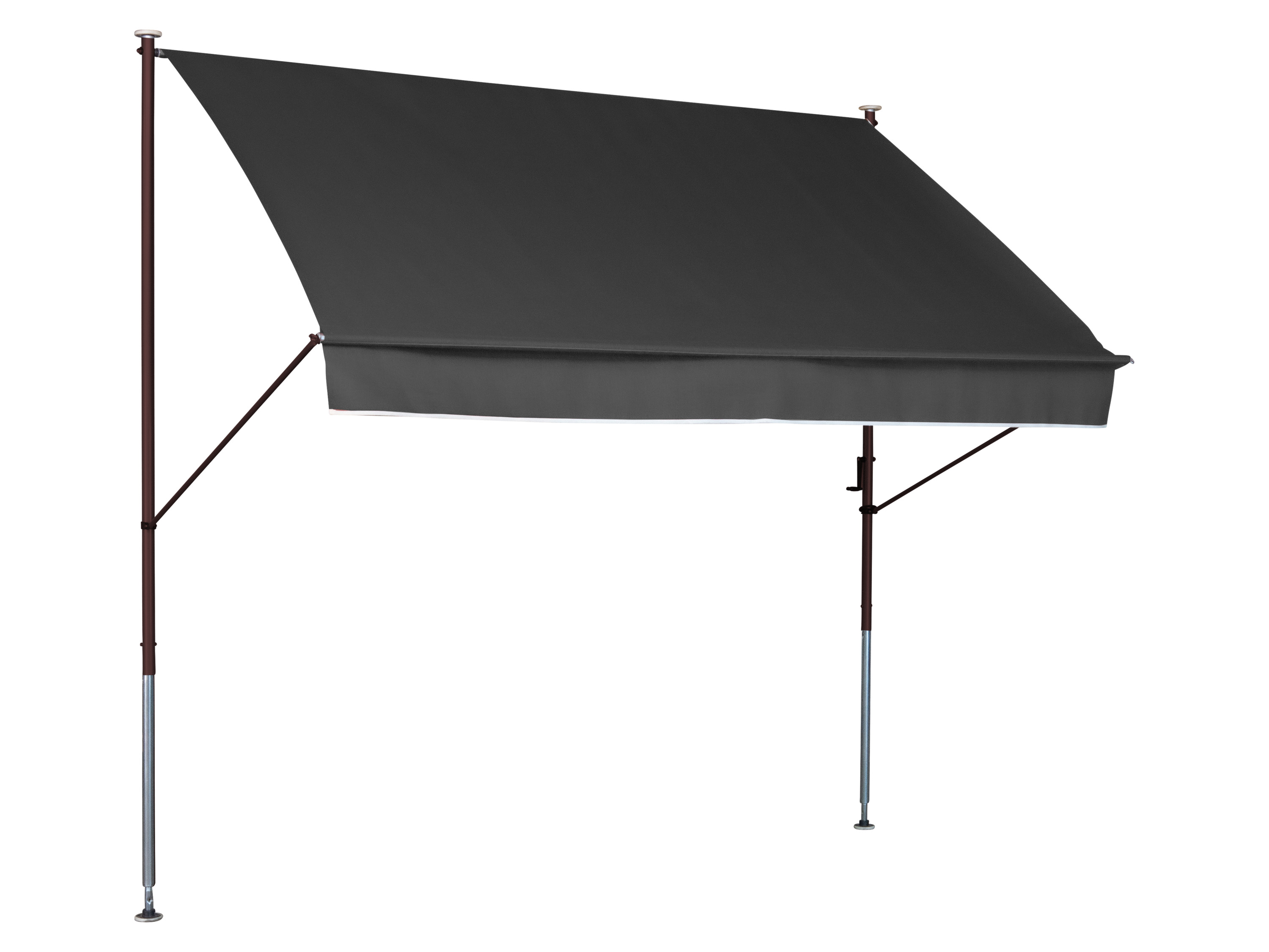 Angerer Klemluifel (Donkergrijs, 250 cm breit)