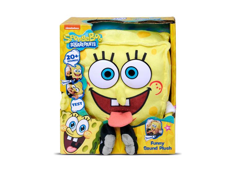 SpongeBob SquarePants knuffel met meer dan 20 geluiden.