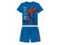Spider-Man shirt en short set voor kinderen, blauw.