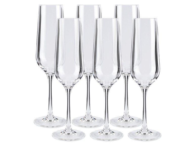 Rode wijn--witte wijn--champagne--waterglas (Champagneglazen)