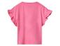 Roze kinder T-shirt met ruchesmouwen