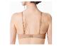 Beige bh zonder beugels, achterkant.